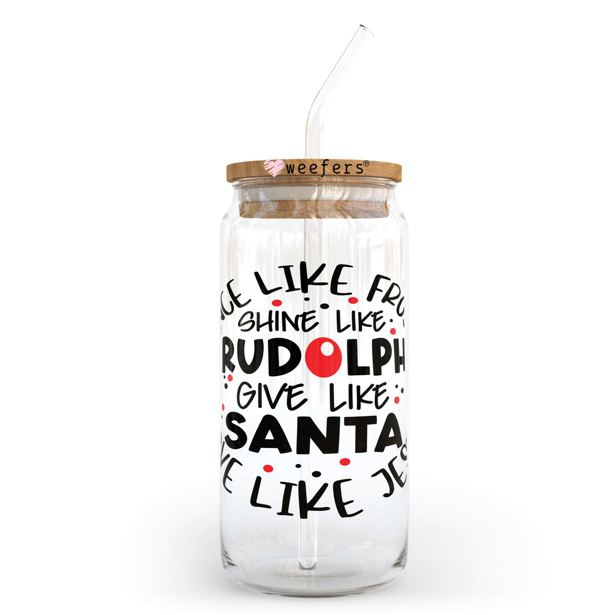 Christmas Dance Like Frosty 20oz Libbey UV DTF Decal Weefers