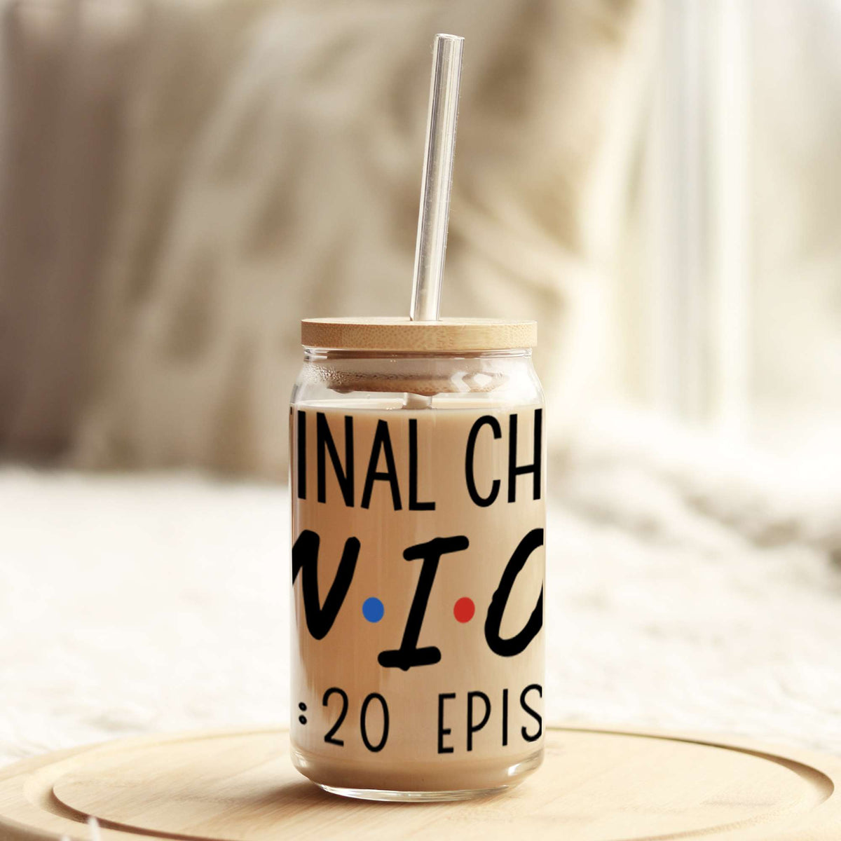 Friends Final Chapter Season 20 Episode 24 16oz Libbey Glass Can UV DTF or Sublimation Wrap - Decal Weefers