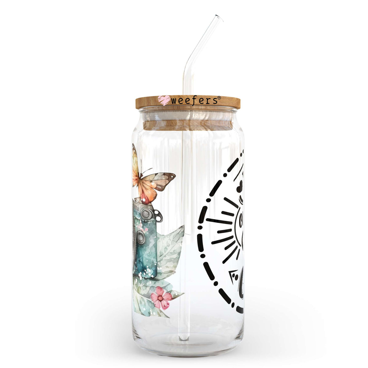 Focus on the Good Photographer 20oz Libbey Glass Can, 34oz Hip Sip, 40oz Tumbler UV DTF or Sublimation Decal Transfer Weefers
