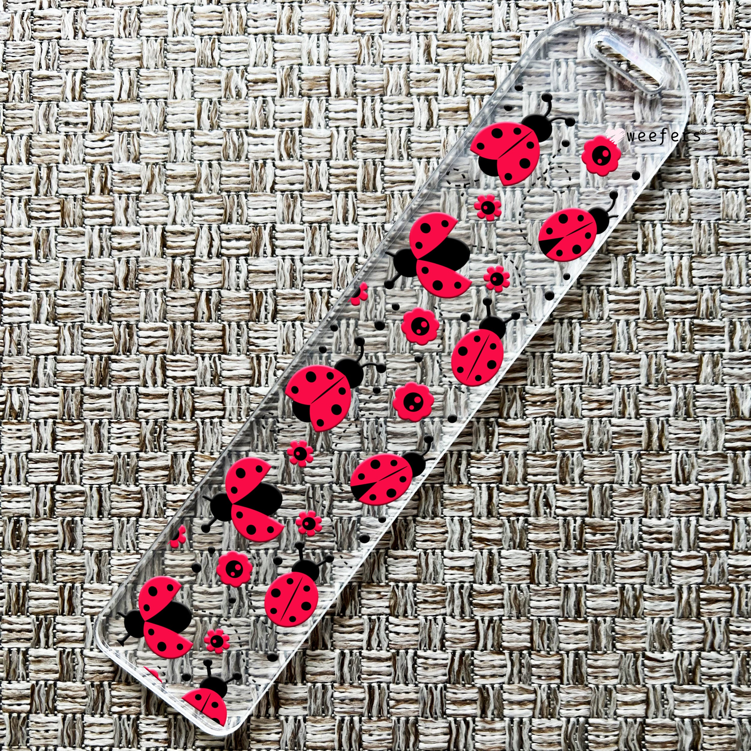 Ladybugs Bookmark UV DTF Decals – Weefers