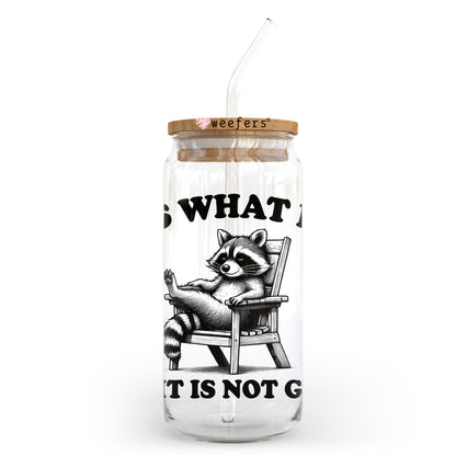 It is What it Is and It is Not Great 20oz Libbey Glass Can, 34oz Hip Sip UV DTF or Sublimation Decal Transfer - Weefers