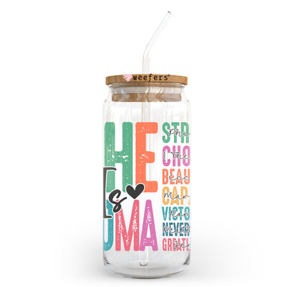 She Is Moma Christian 20oz Libbey Glass Can UV DTF or Sublimation Wrap - Decal - Weefers