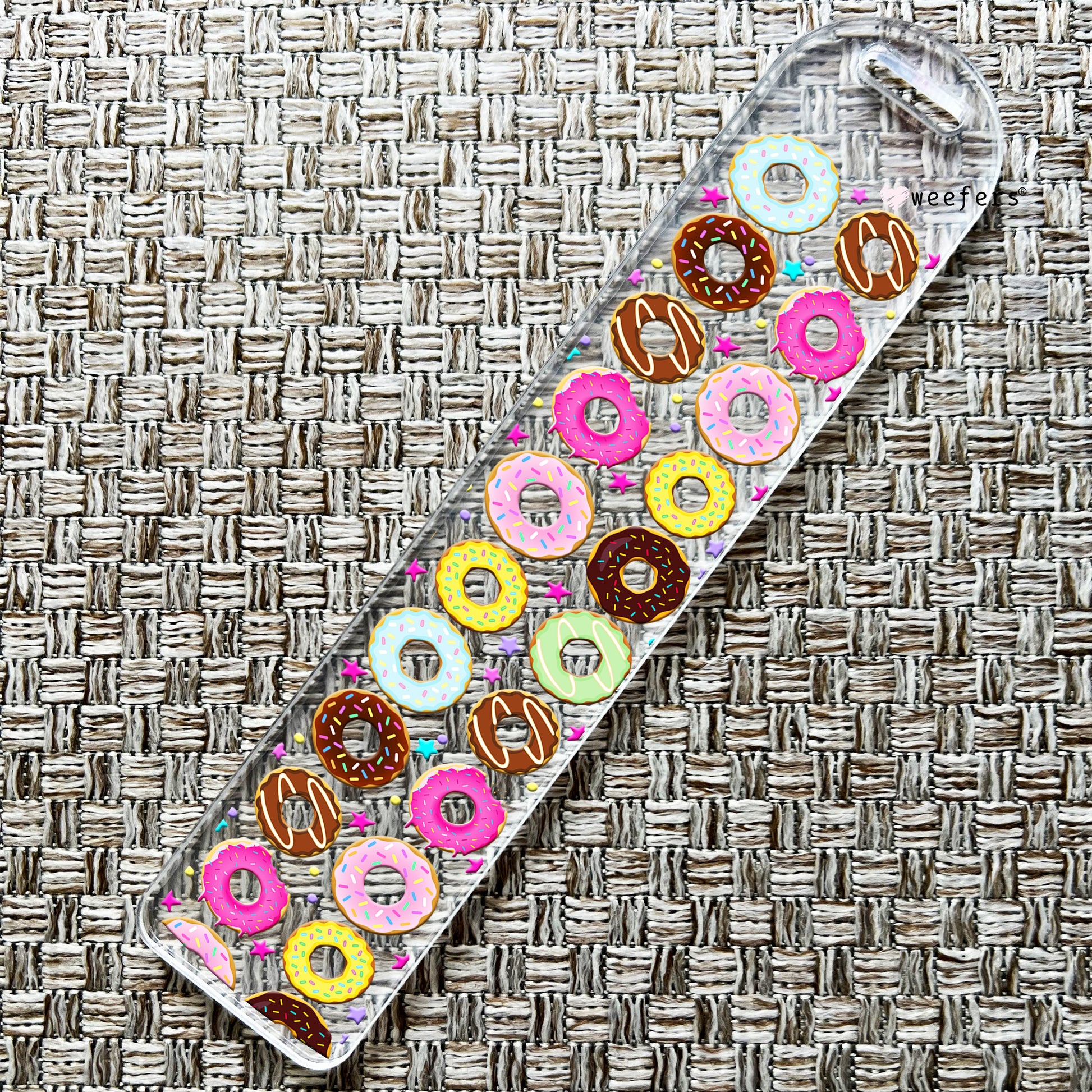 Doughnut Bookmark UV DTF Decal - Weefers