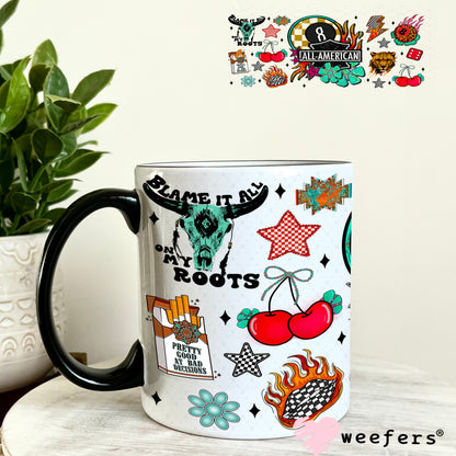 All American UV DTF Cup Wrap - Weefers Exclusive Wrap 11oz Coffee Mug Weefers