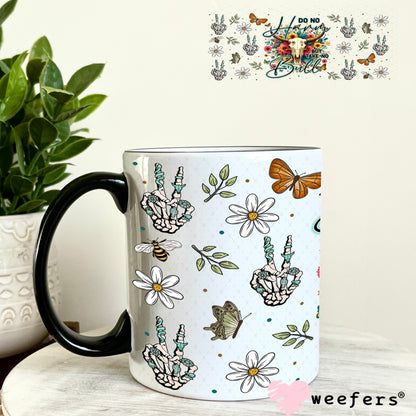 Do No Harm But Take No Bull UV DTF Cup Wrap - Weefers Exclusive Wrap 11oz Coffee Mug Weefers