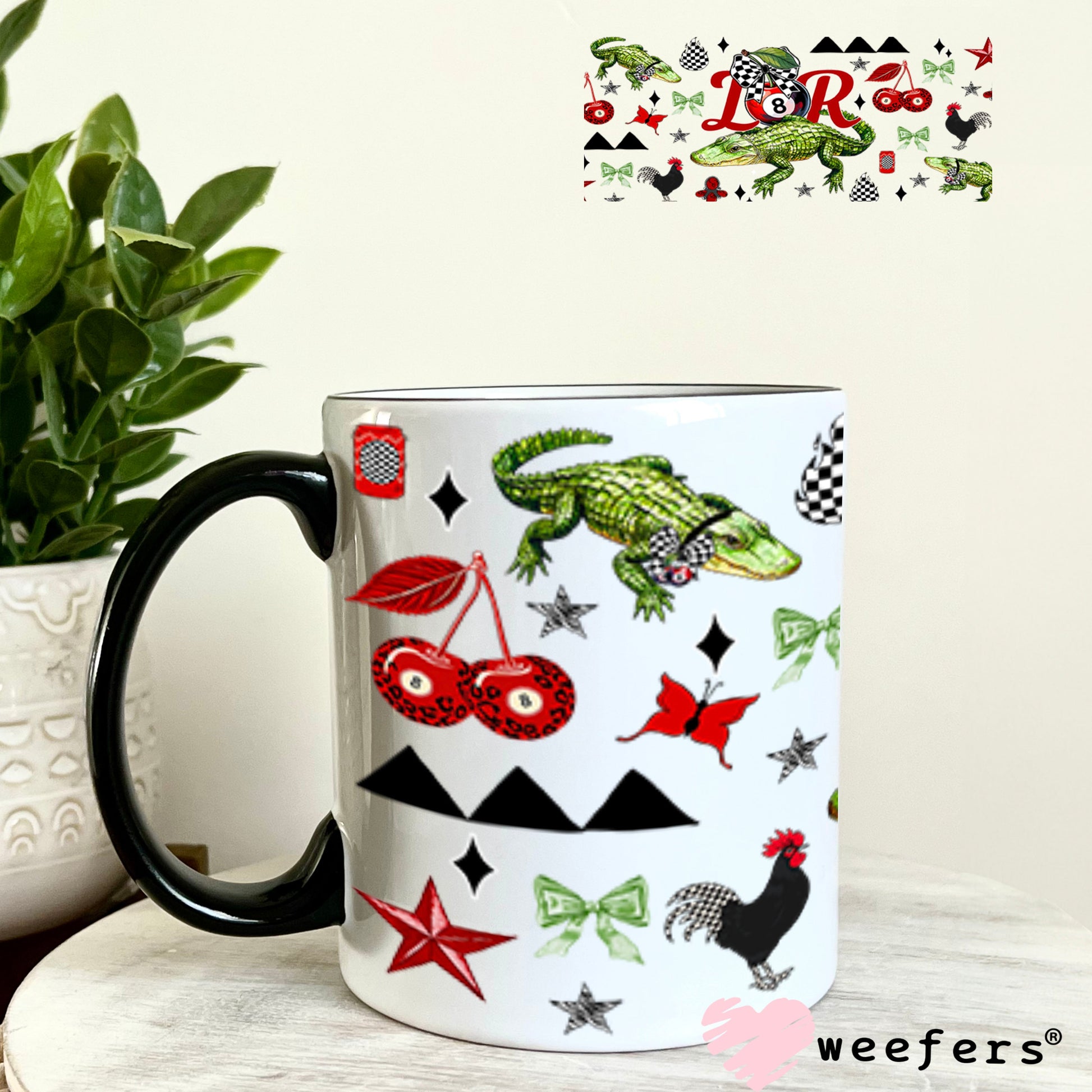 Later Gator UV DTF Cup Wrap - Weefers Exclusive Wrap 11oz Coffee Mug Cup Wrap Weefers