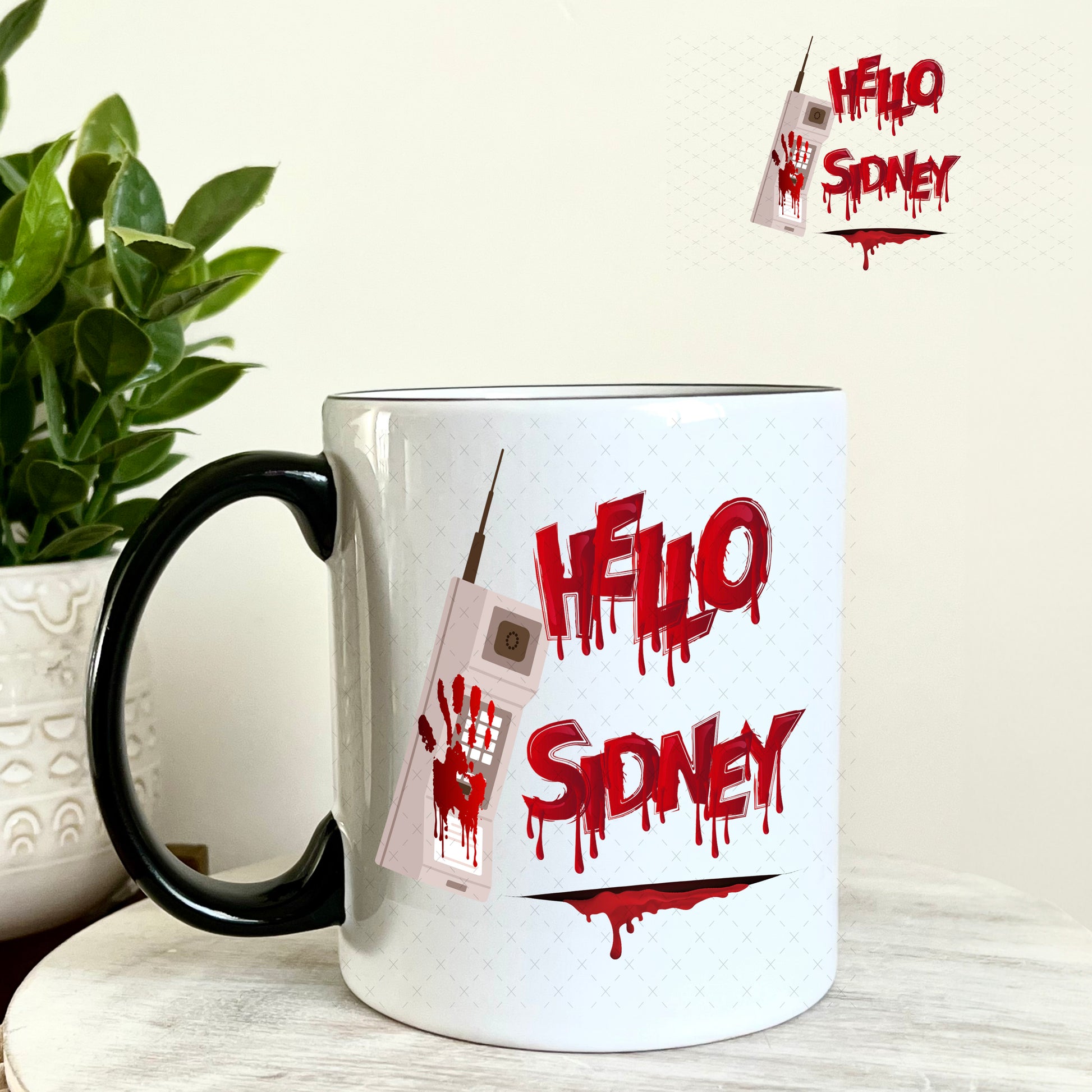 Hello Sidney UV DTF Decal 11oz Coffee Mug Weefers