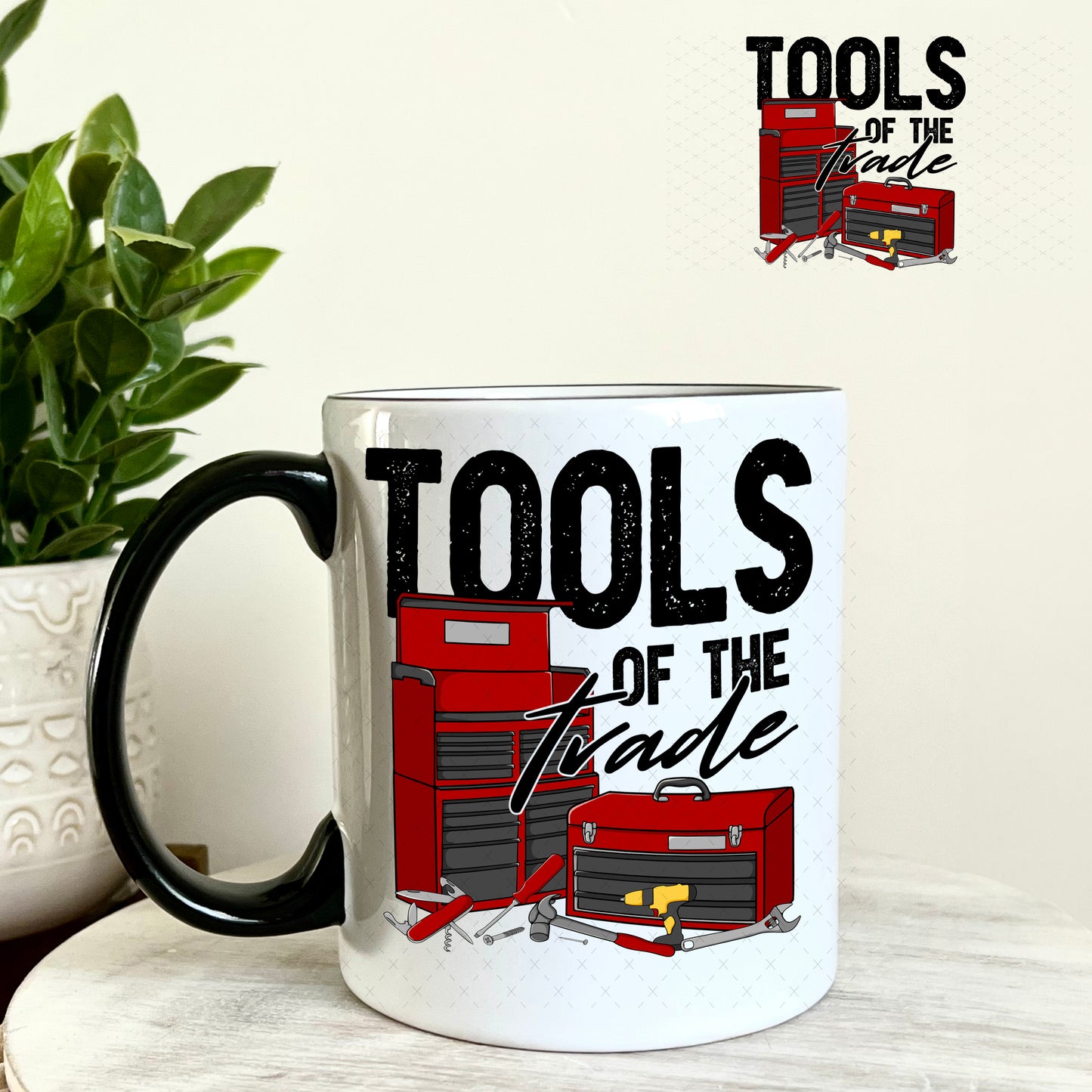 Tools of the Trade UV DTF Decal 11oz Coffee Mug Weefers