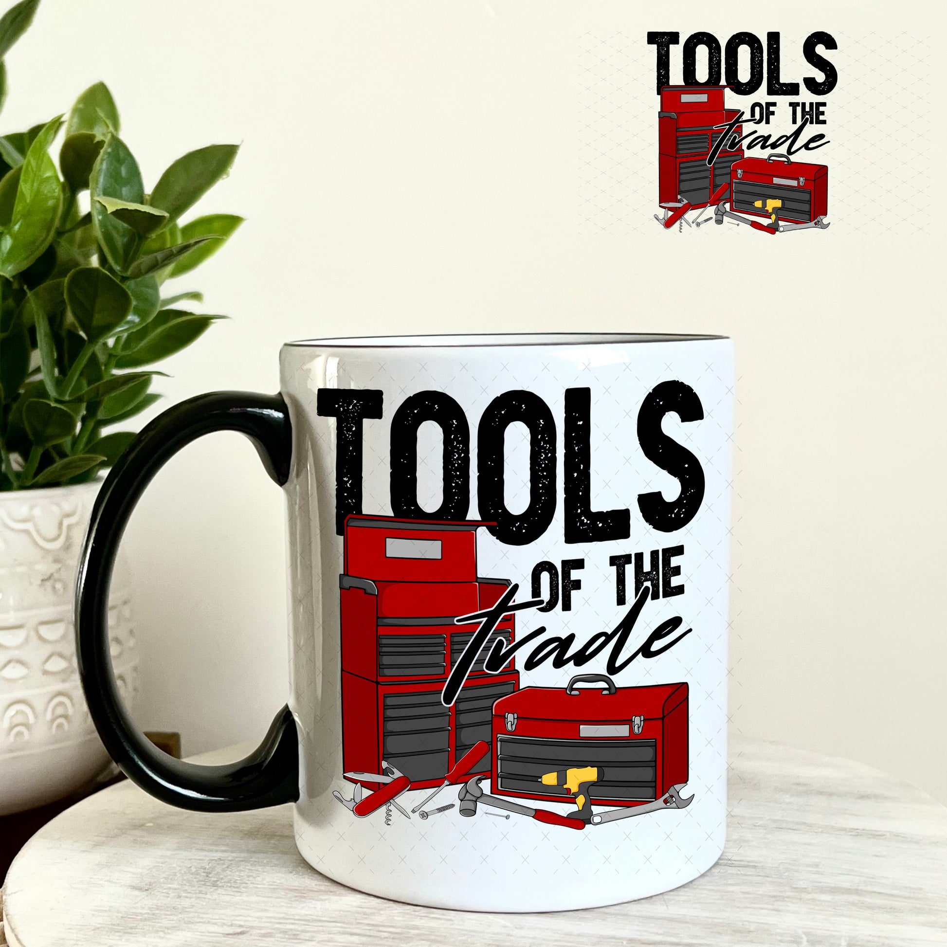 Tools of the Trade UV DTF Decal 11oz Coffee Mug Weefers