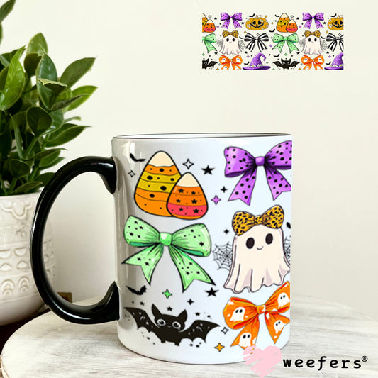 Halloween Friends UV DTF Cup Wrap - Weefers Exclusive 11oz Coffee Mug Cup Wrap Weefers