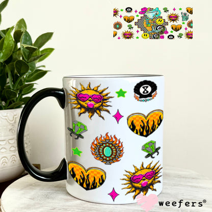 Cowgirl Martini UV DTF Cup Wrap - Weefers Exclusive 11oz Coffee Mug Cup Wrap Weefers