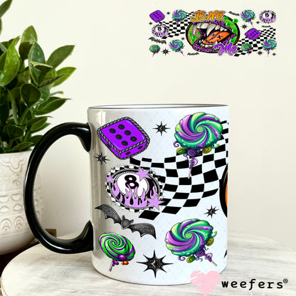 Bite Me UV DTF Cup Wrap - Weefers Exclusive 11oz Coffee Mug Weefers