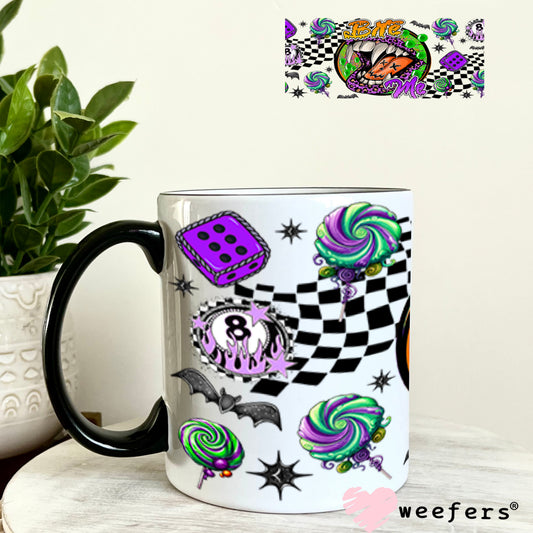 Bite Me UV DTF Cup Wrap - Weefers Exclusive 11oz Coffee Mug Cup Wrap Weefers