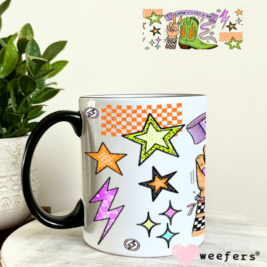 Yeehaw is a State of Mind UV DTF Cup Wrap - Weefers Exclusive 11oz Coffee Mug Cup Wrap Weefers