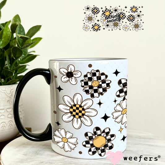 Anxiety Society UV DTF Cup Wrap 11oz Coffee Mug Weefers