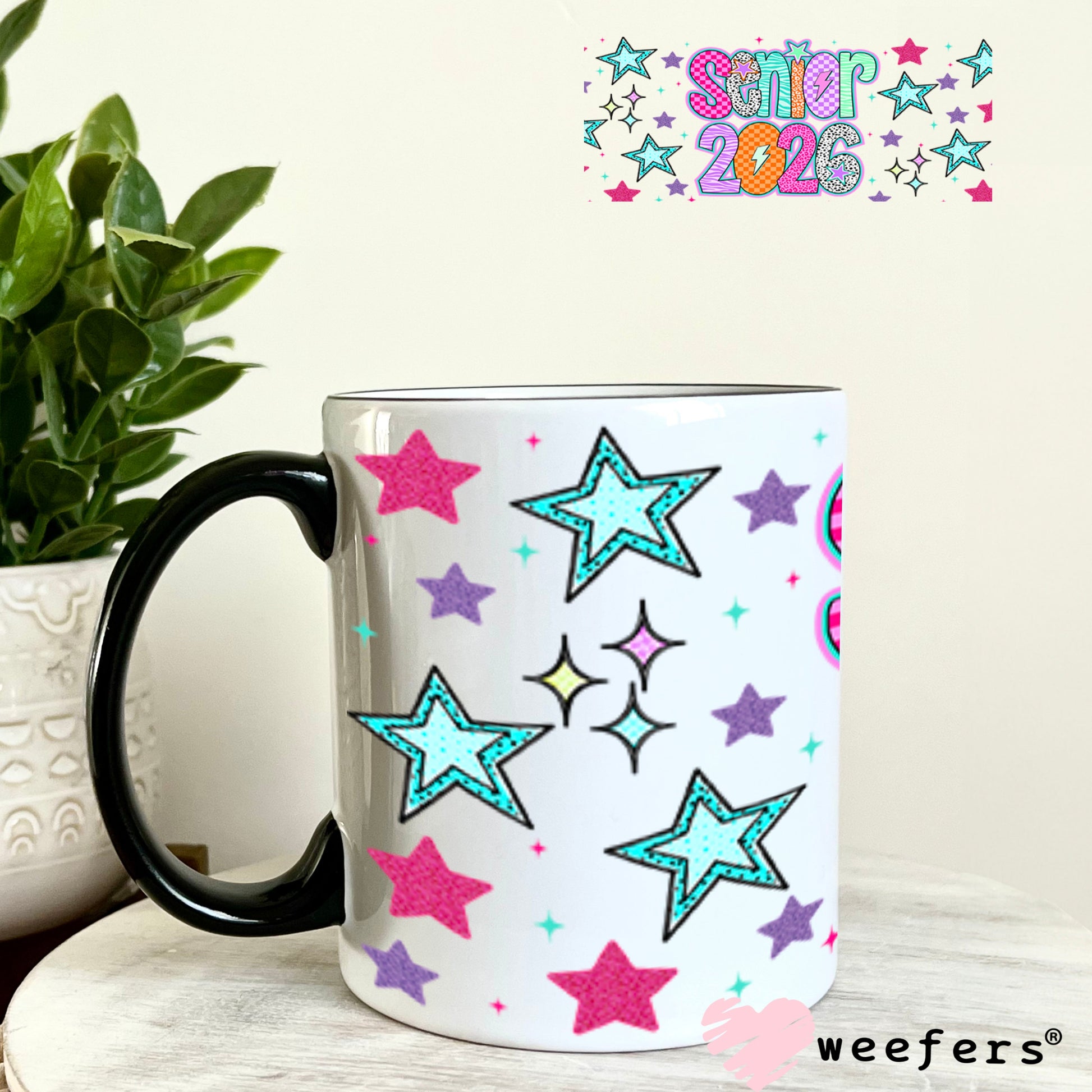 Senior 2026 UV DTF Cup Wrap - Weefers Exclusive 11oz Coffee Mug Cup Wrap Weefers