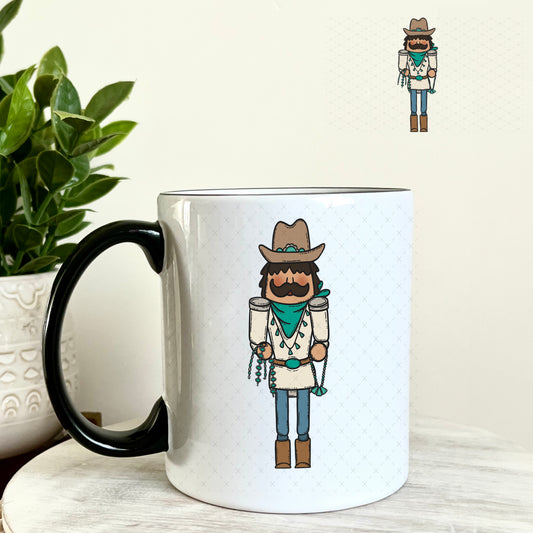 Western Nutcracker UV DTF Decal 11oz Coffee Mug Weefers