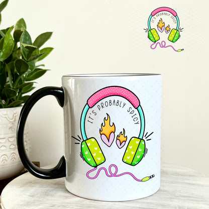 It's probably Spicy UV DTF Decal 11oz Coffee Mug Weefers