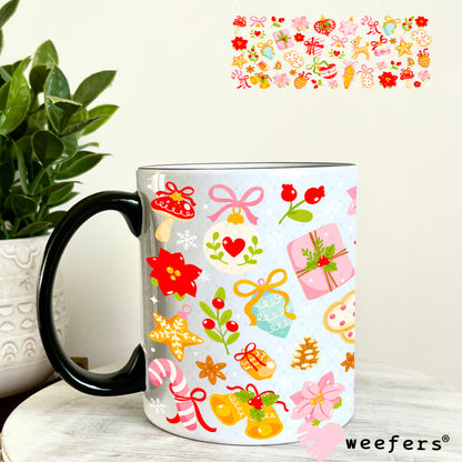 Christmas Cookies UV DTF Cup Wrap 11oz Coffee Mug Weefers