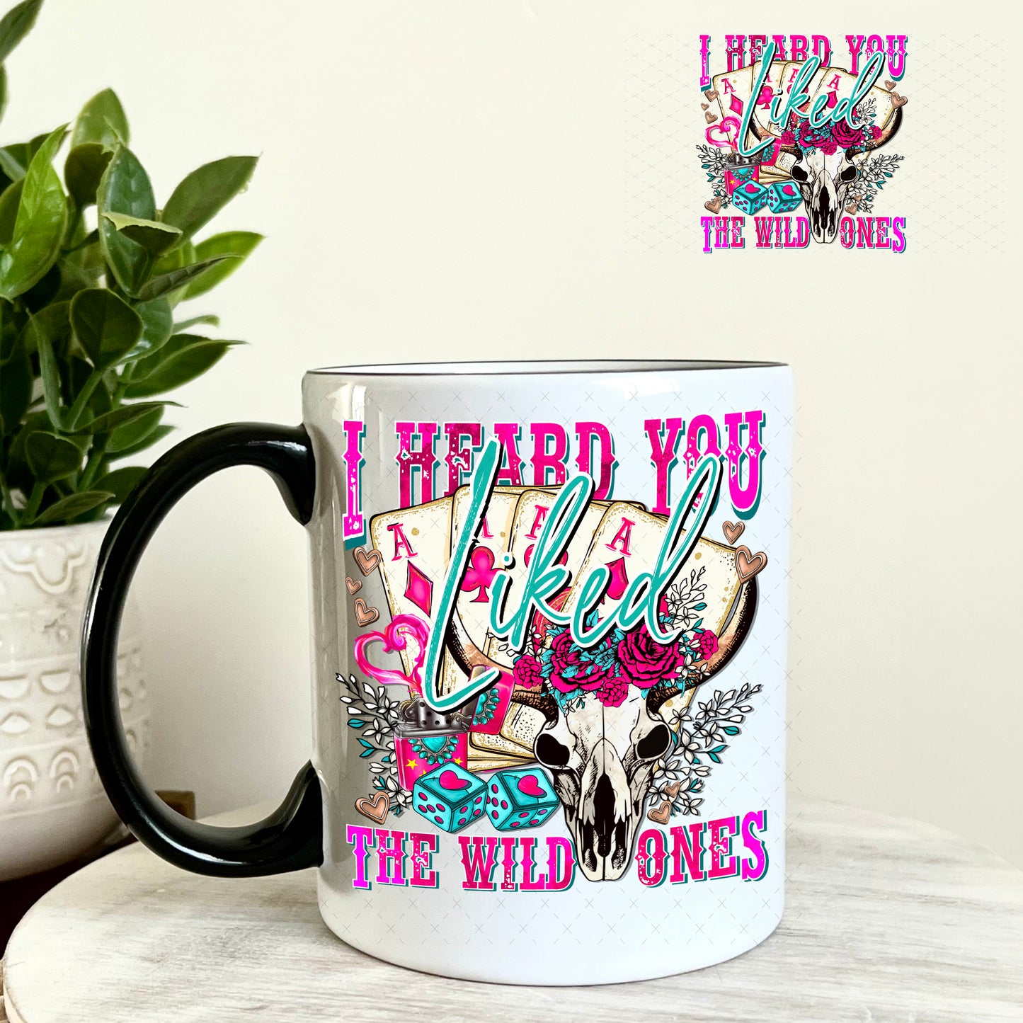I Heard you Liked the Wild Ones UV DTF Decal 11oz Coffee Mug Weefers