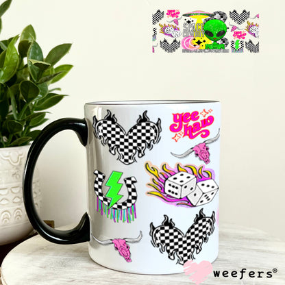 Space Cowboy UV DTF Cup Wrap - Weefers Exclusive 11oz Coffee Mug Cup Wrap Weefers