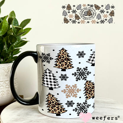 Christmas Weather UV DTF Cup Wrap 11oz Coffee Mug Weefers