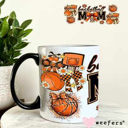 Basketball Mom UV DTF Cup Wrap - Weefers Exclusive 11oz Coffee Mug Weefers