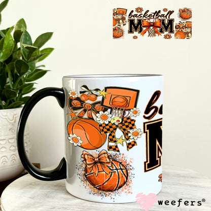 Basketball Mom UV DTF Cup Wrap - Weefers® Exclusive 11oz Coffee Mug Cup Wrap Weefers