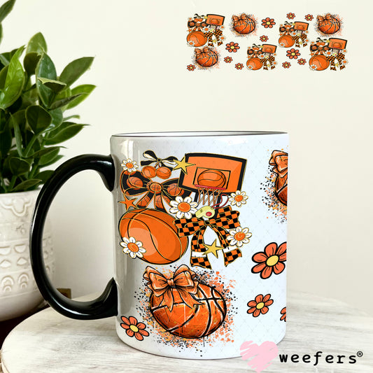 Basketball Mom Sidekick UV DTF Cup Wrap - Weefers Exclusive 11oz Coffee Mug Weefers