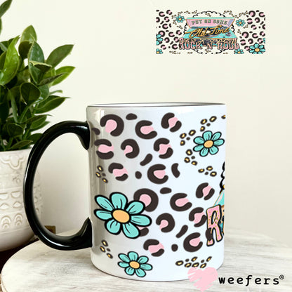 Put on Some Old Time Rock N Roll UV DTF Cup Wrap - Weefers Exclusive 11oz Coffee Mug Cup Wrap Weefers