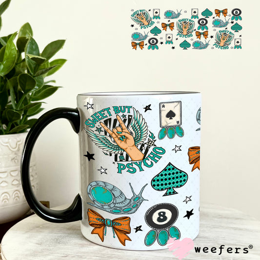 Pew Pew Bless Your Heart Sugar Sidekick UV DTF Cup Wrap - Weefers Exclusive 11oz Coffee Mug Weefers