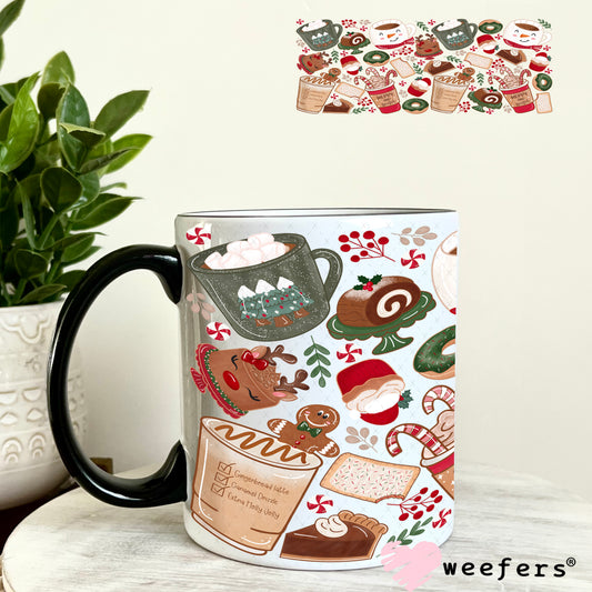 UV DTF Cup Wrap – Christmas Favorite Things 11oz Coffee Mug Weefers