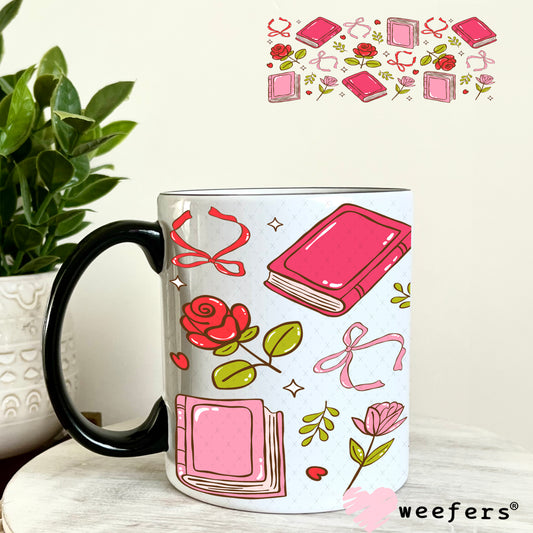 UV DTF Cup Wrap – Romance Book Lover 11oz Coffee Mug Weefers