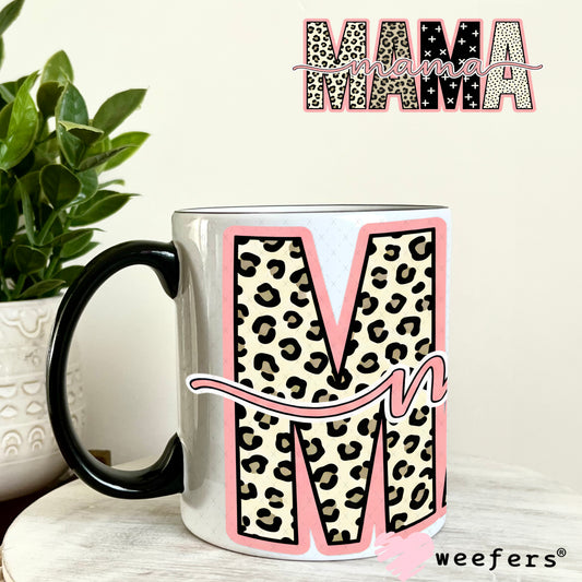 UV DTF Cup Wrap – Cheetah Mama 11oz Coffee Mug Weefers
