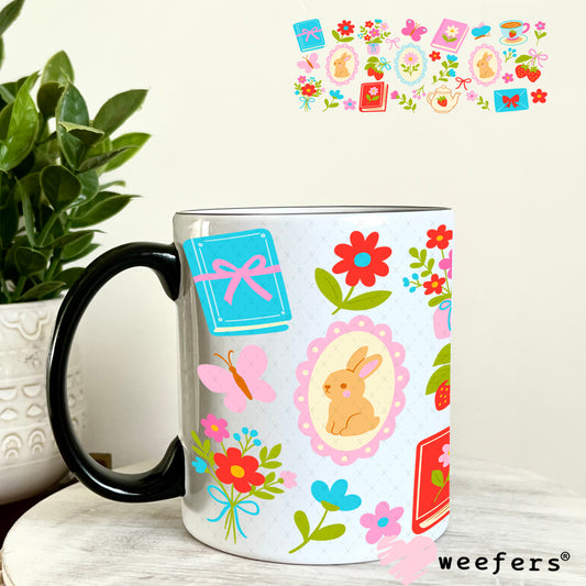 UV DTF Cup Wrap – Tea Time 11oz Coffee Mug Weefers