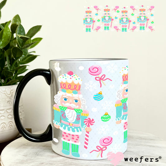 UV DTF Cup Wrap – Christmas Nutcracker 11oz Coffee Mug Weefers
