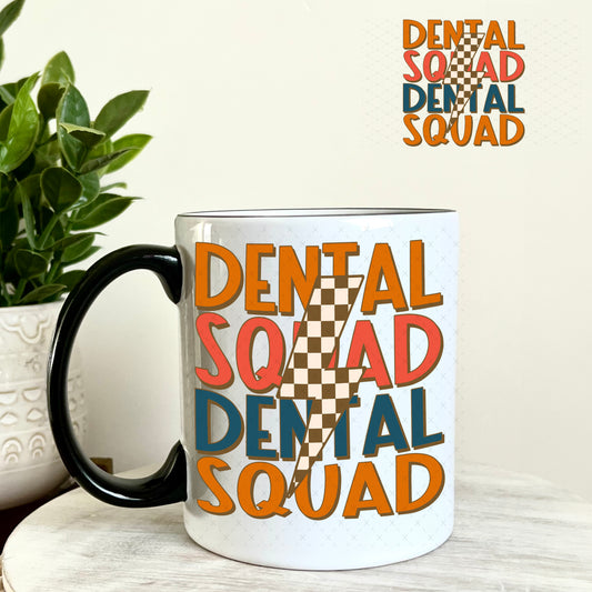 UV DTF Decal -Dental Squad 11oz Coffee Mug Weefers
