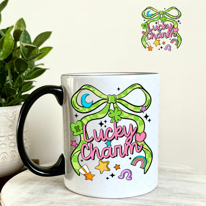 UV DTF Decal - Lucky Charm St Patrick's Day 11oz Coffee Mug Weefers