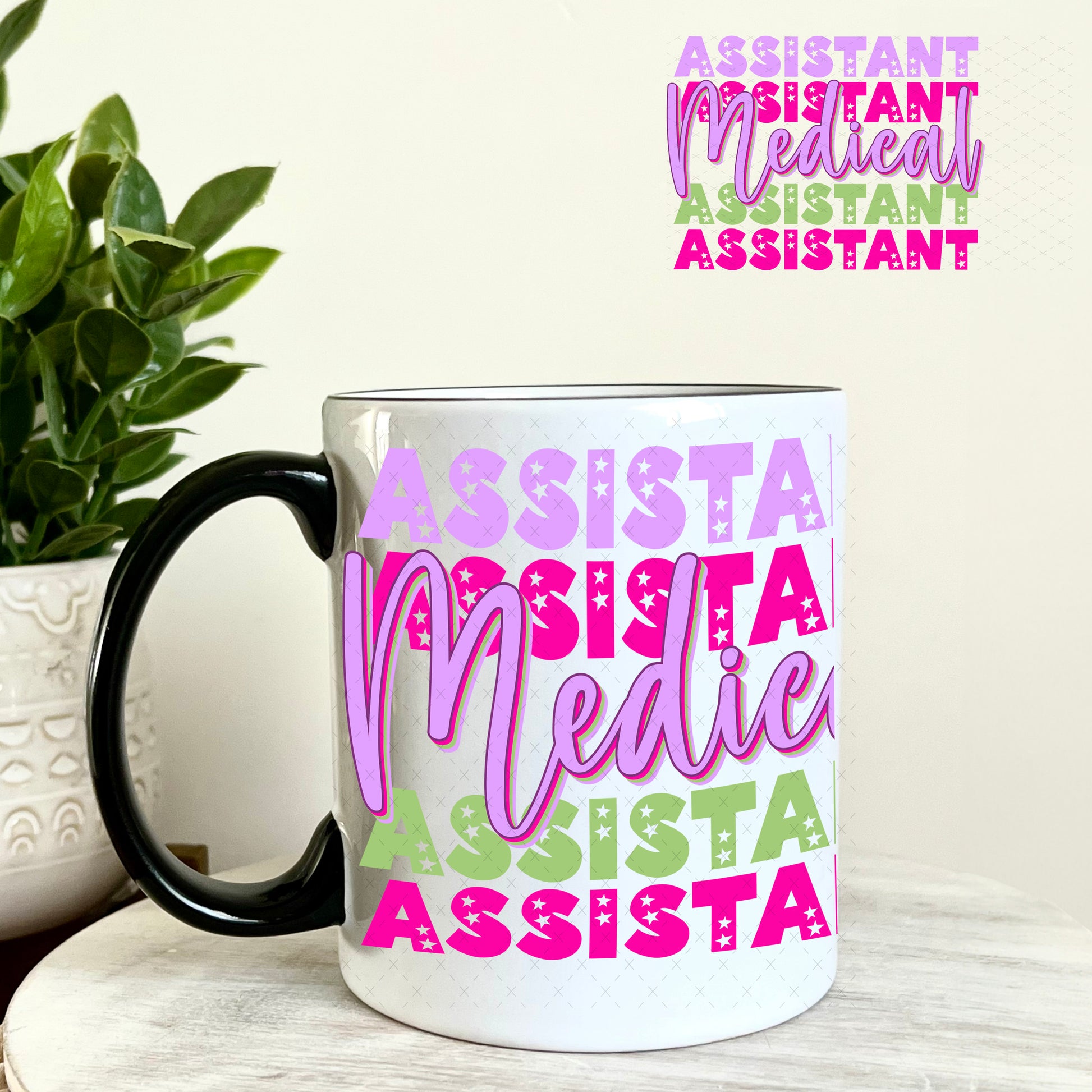 UV DTF Decal - Medical Assistant 11oz Coffee Mug Weefers