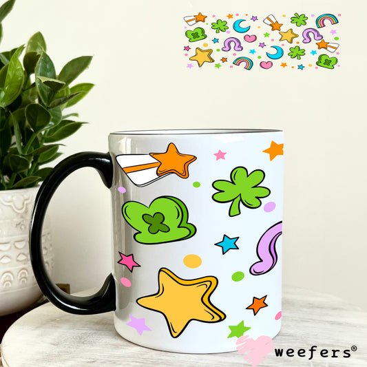 UV DTF Cup Wrap – Lucky Charm Charms St. Patricks 11oz Coffee Mug Weefers