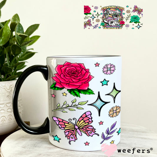 UV DTF Cup Wrap – Chasing you Like a Shot of Whiskey - Weefers Exclusive 11oz Coffee Mug Cup Wrap Weefers