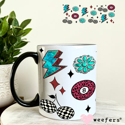 UV DTF Cup Wrap – Drink Your Water and Don't Be a B$tch Sidekick - Weefers Exclusive 11oz Coffee Mug Weefers