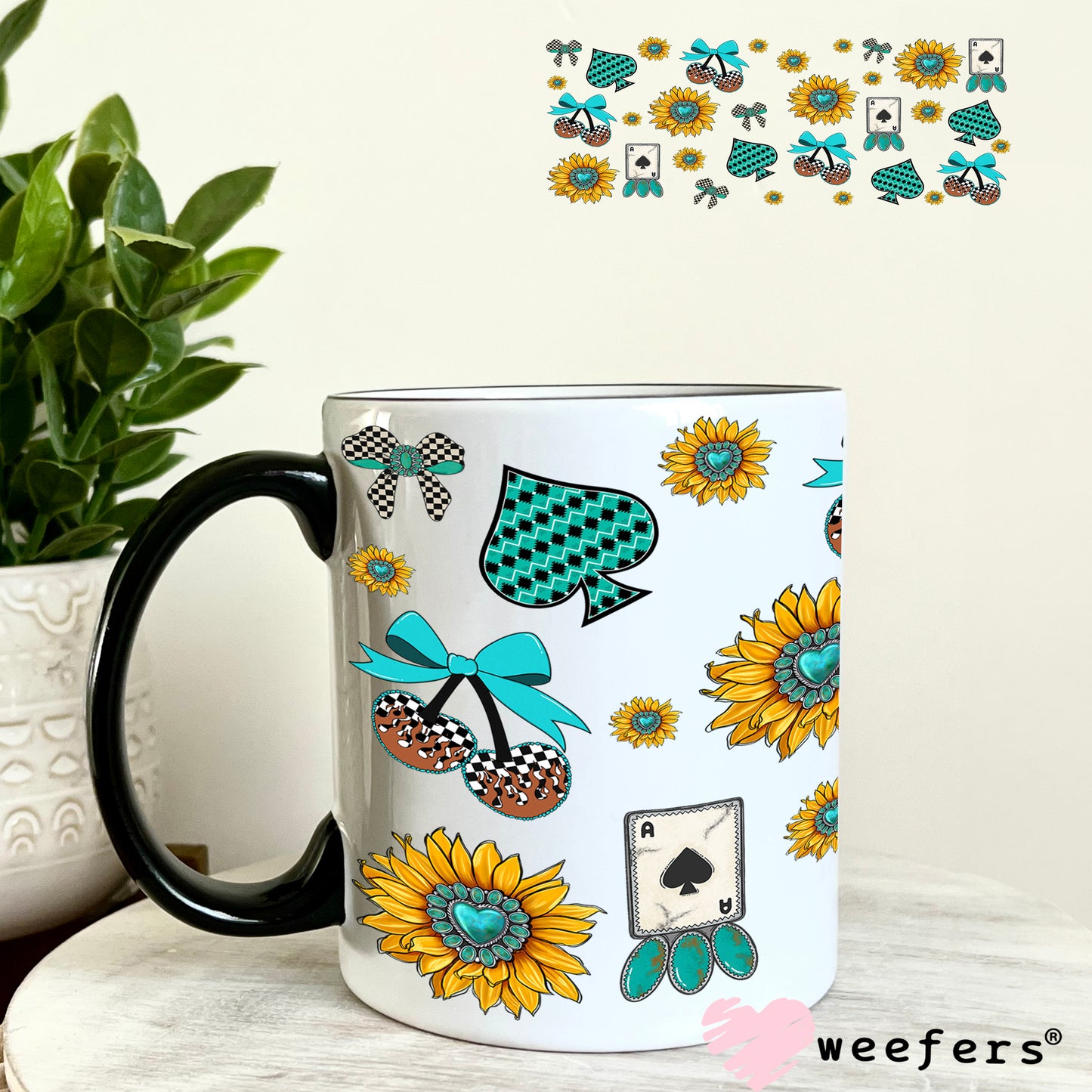 UV DTF Cup Wrap – Wild and Western Sidekick - Weefers Exclusive 11oz Coffee Mug Weefers