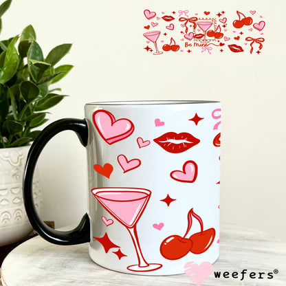 UV DTF Cup Wrap – Valentine Be Mine 11oz Coffee Mug Weefers