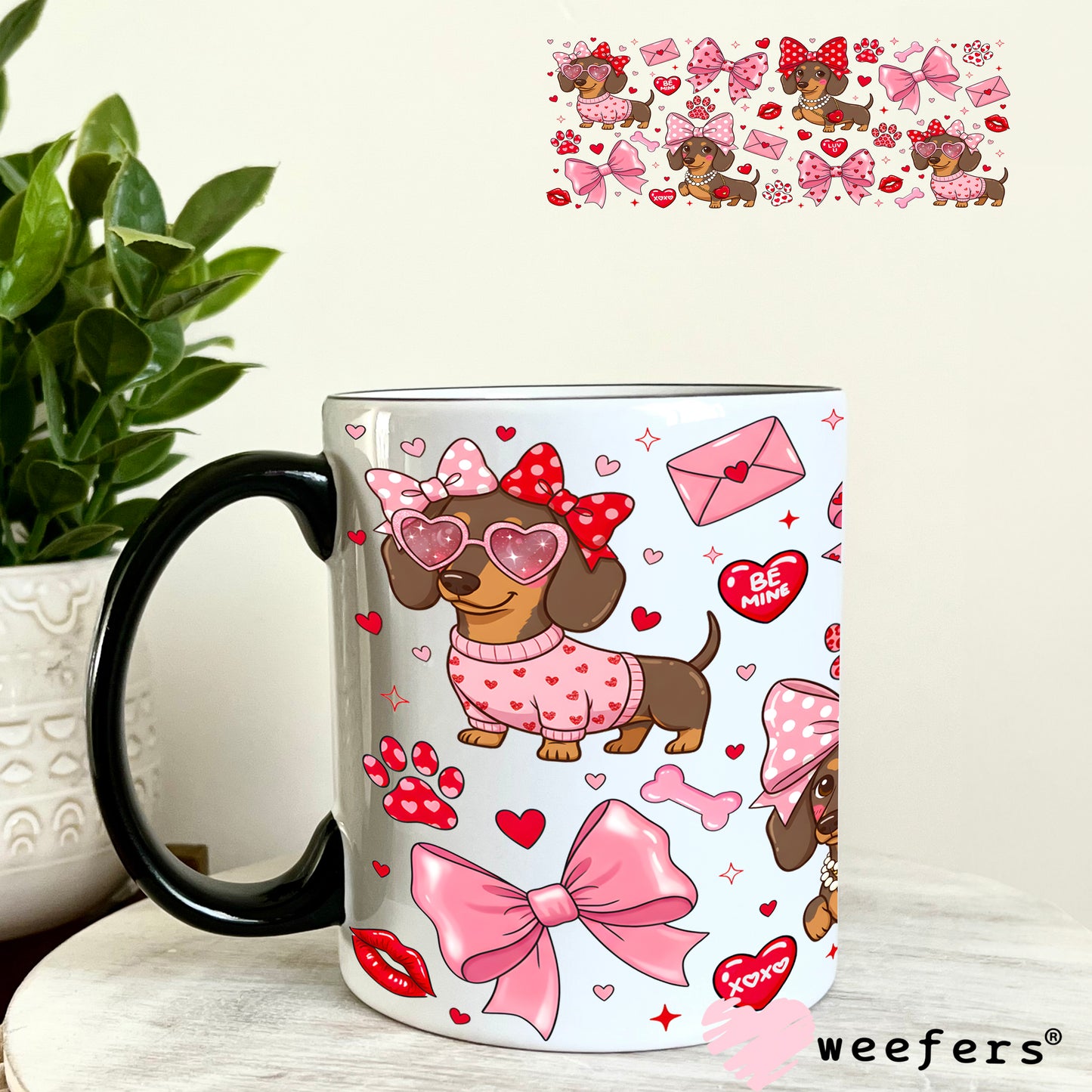 UV DTF Cup Wrap – Dashaud's Valentine's 11oz Coffee Mug Weefers
