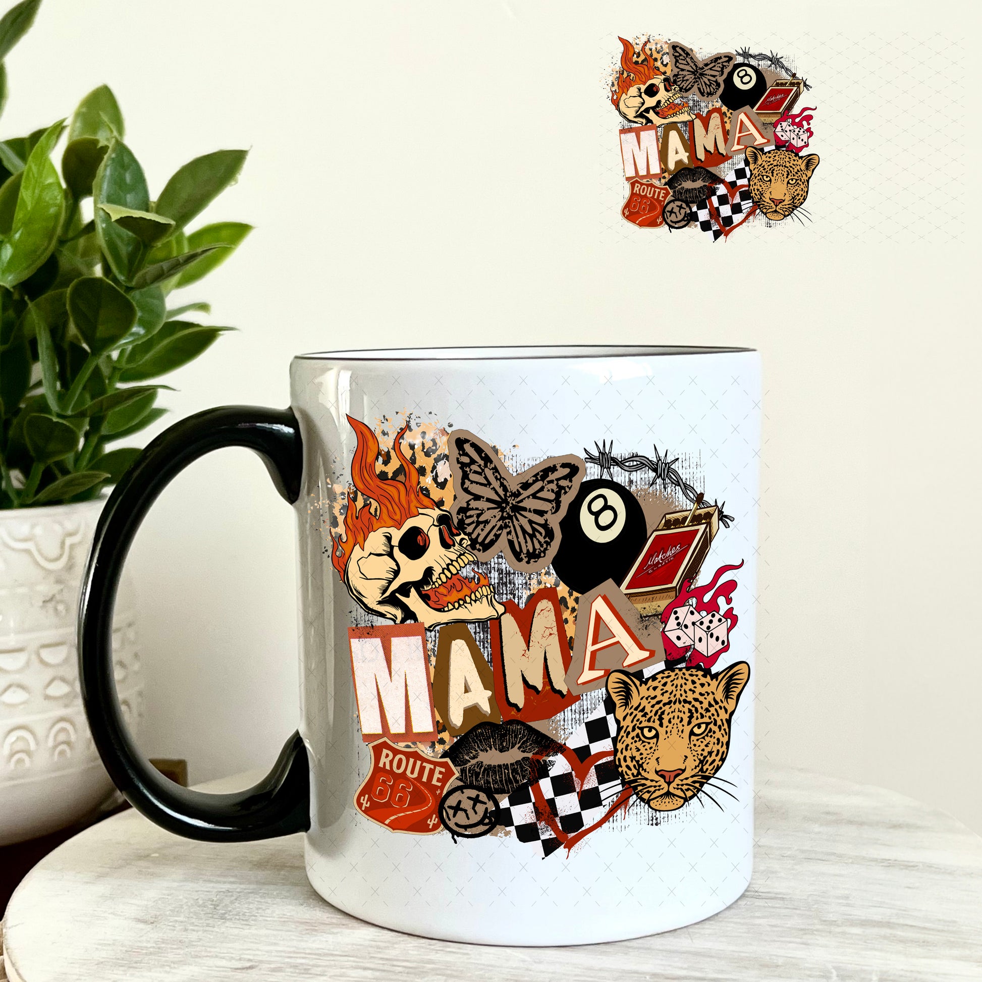 UV DTF Decal - Mama Western 11oz Coffee Mug Weefers