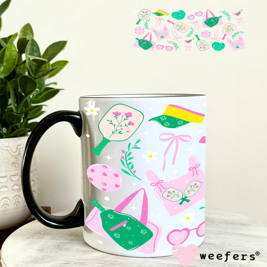 UV DTF Cup Wrap – Pickleball Favorite Things 11oz Coffee Mug Weefers