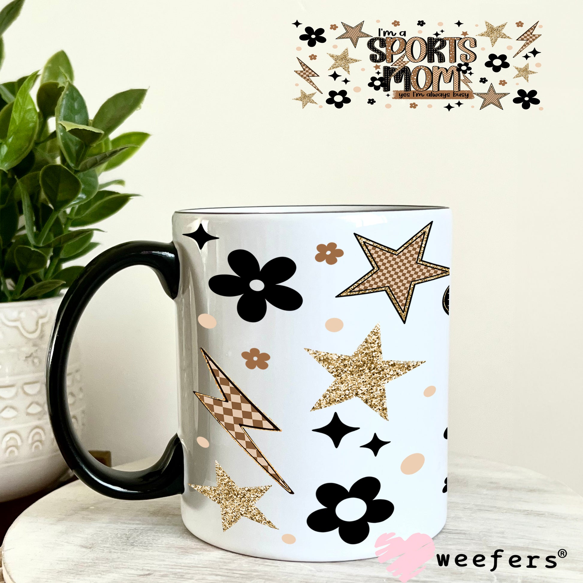 UV DTF Cup Wrap – I'm a Sports Mom 11oz Coffee Mug Weefers