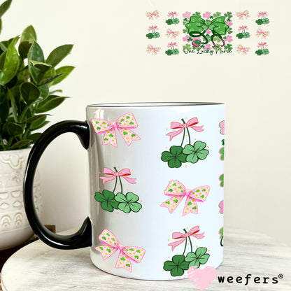 UV DTF Cup Wrap – One Lucky Nurse - Weefers Exclusive 11oz Coffee Mug Weefers