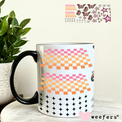 UV DTF Cup Wrap – At Least My Trauma Made Me Funny Sidekick Elements - Weefers Exclusive 11oz Coffee Mug Cup Wrap Weefers